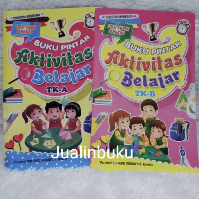 Jual Buku Anak Pintar Aktivitas Belajar Tk A Dan Tk B Kertas CD Full ...