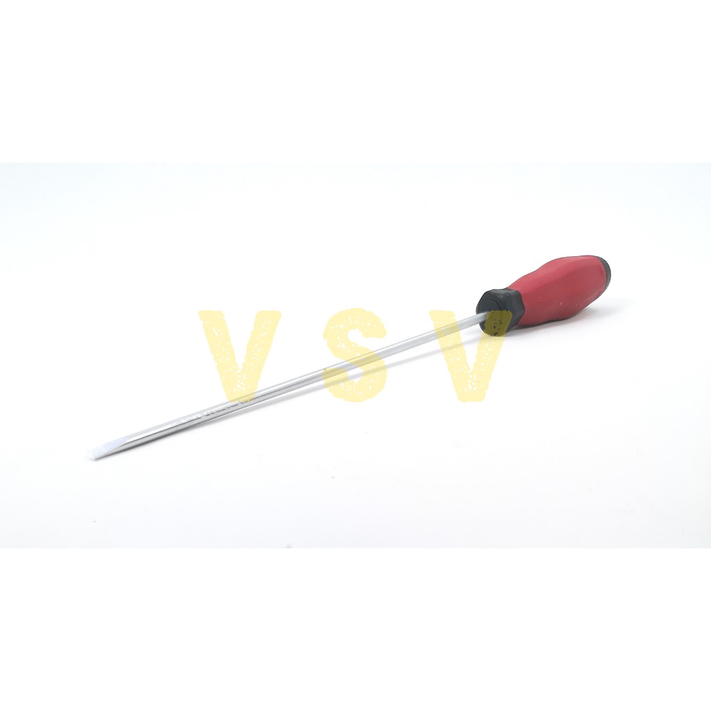 GESTAR Non Slip screwdriver (-)4x200mm Obeng gagang karet Obeng minus