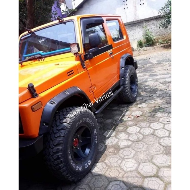 Over fender jimny katana spakbor ban katana jimny model kotak baut variasi