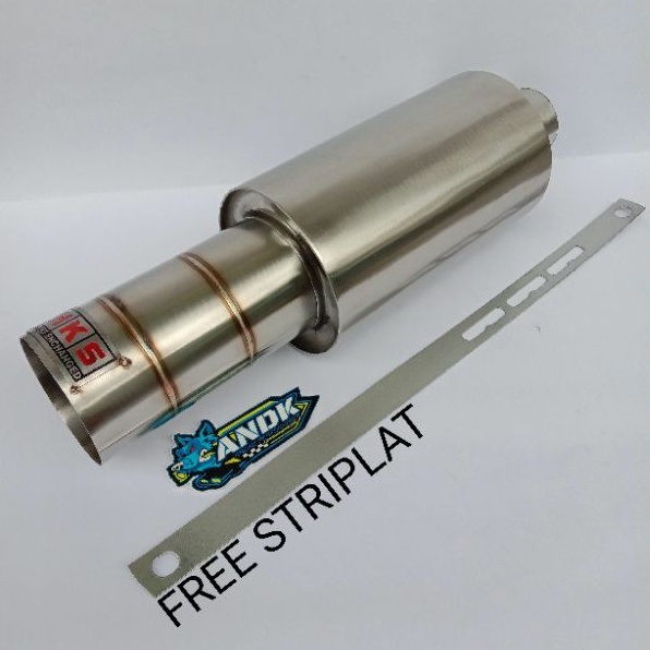 Knalpot mobil racing hks Titan las Argon