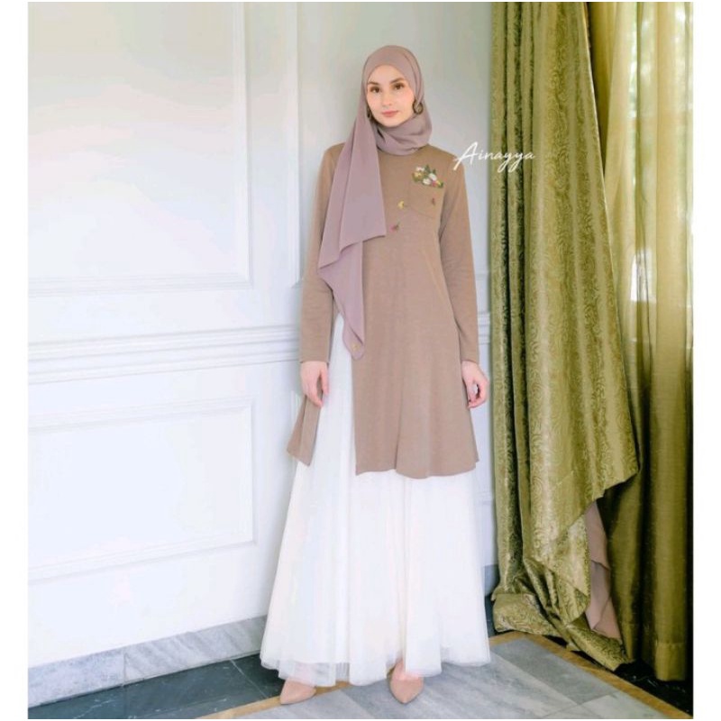 Preloved baru Clemira Dress Mocca size M PB 136 dari Ainayya