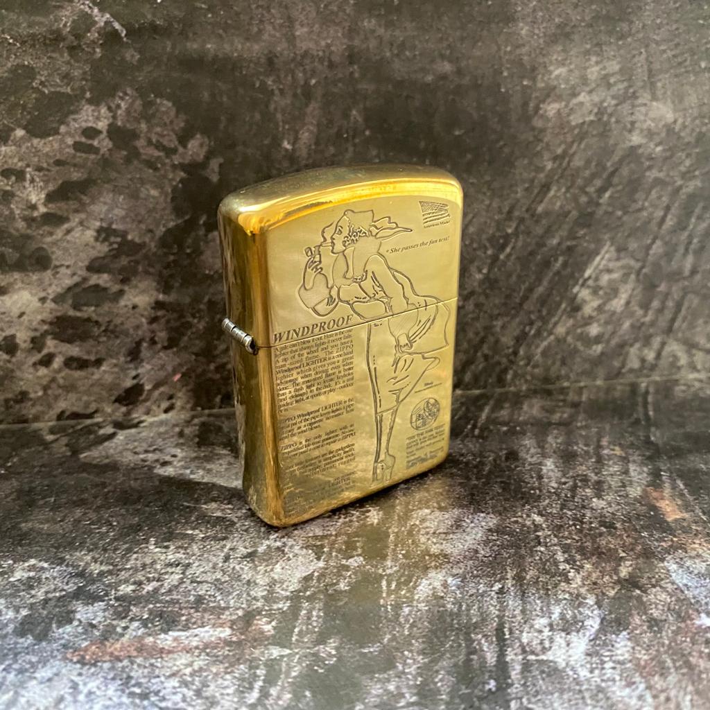 Korek Api ZIPPO Windproof Gold