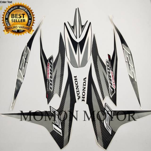 Sticker striping stiker honda vario 125 old 2012 putih