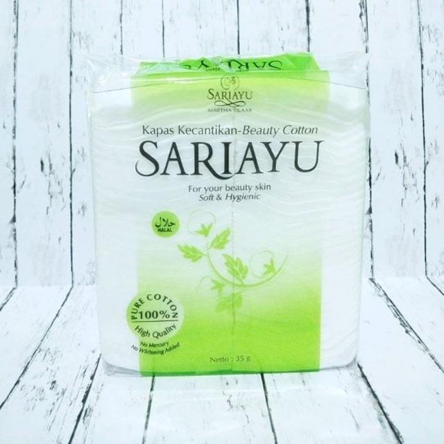 Selection Facial Cotton | Kapas Wajah 35gr | 50gr | 75gr | Selection Kapas Bulat isi 80 | Sariayu