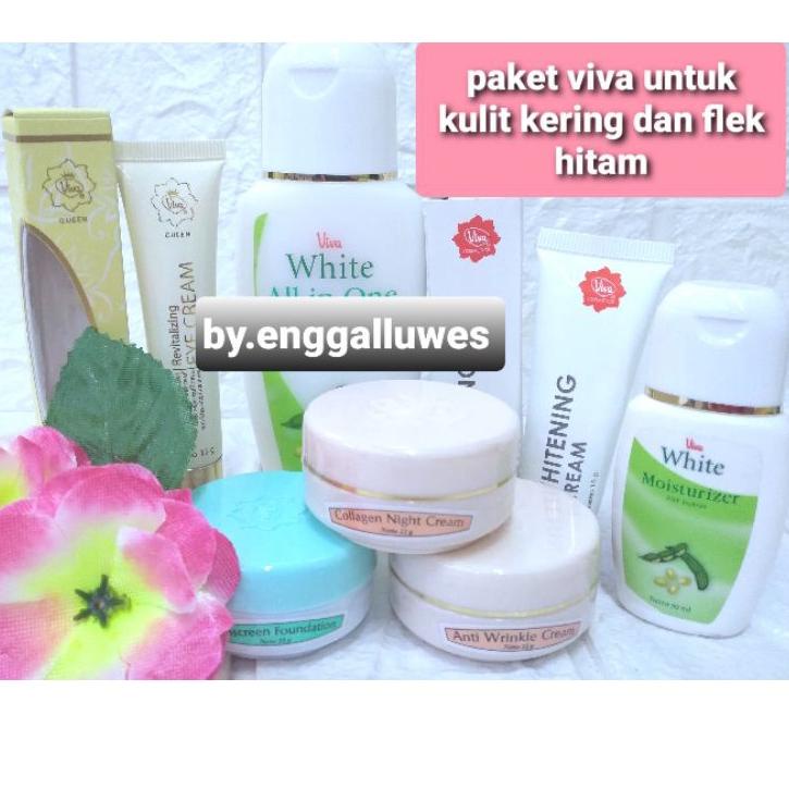 [PRODUK AG8LZ] Paket viva|paket skincare viva untuk kulit kering dan flek hitam (sunscreen diganti s