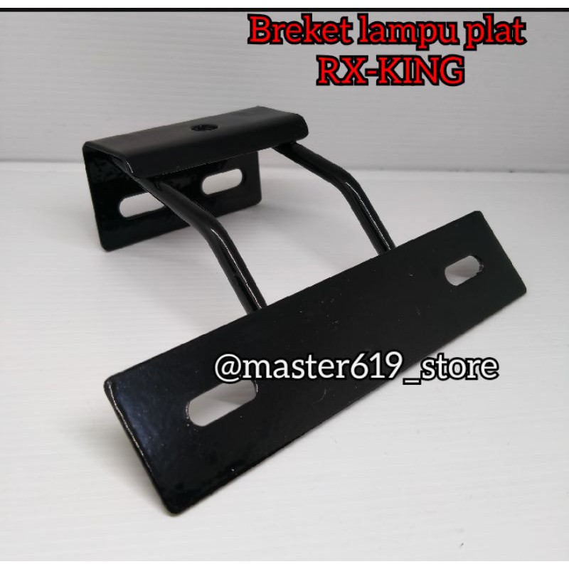 breket dudukan plat + lampu Rx king