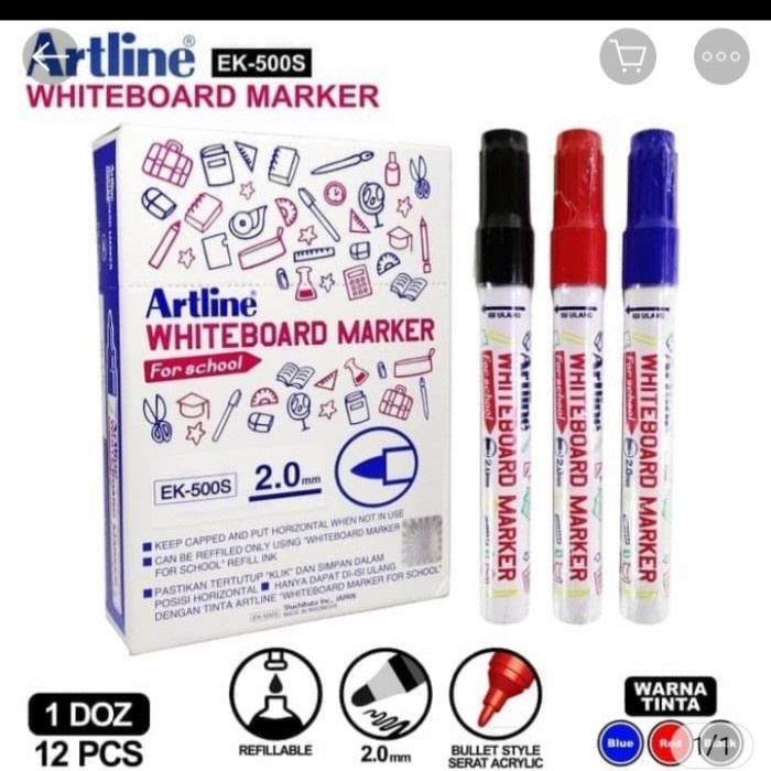 

Menakjubkan Spidol Artline 500S / Spidol Whiteboard Artline Ek-500S Promo
