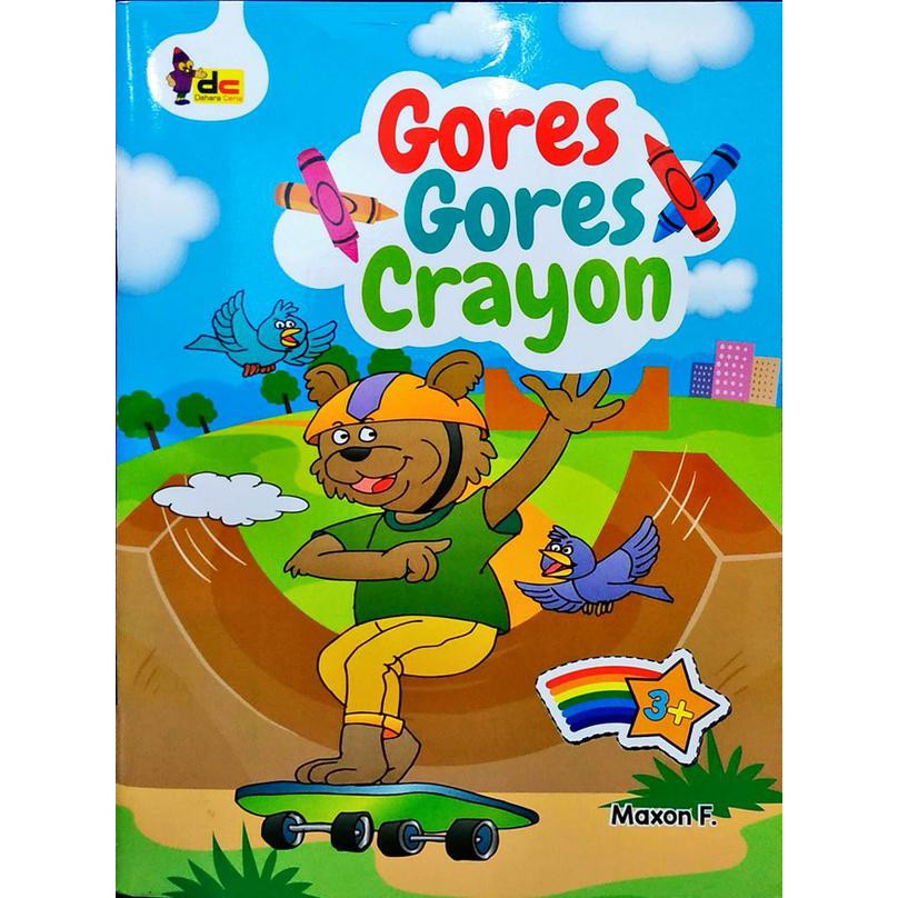 

Buku Ketrampilan Menggambar Anak - Gores Gores Crayon oleh Maxon F - ORIGINAL