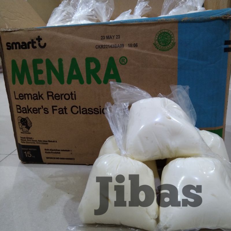 

Menara Mentega Putih Bakers Fat / Margarine Repack 250gr 500gr