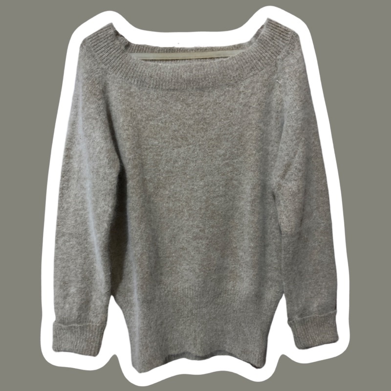 Sweater Fuzzy Angora - Zara Trf Knitwear (Preloved/Thrift) ✨