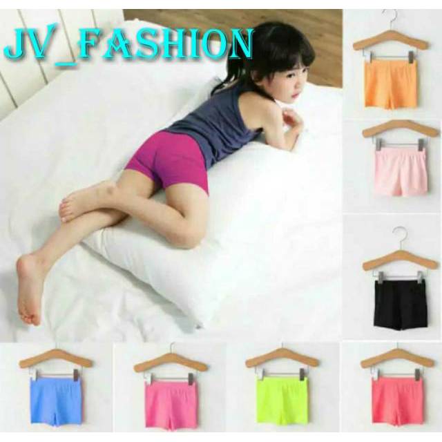 SHORT ANAK PEREMPUAN TK, SD WARNA CERAH