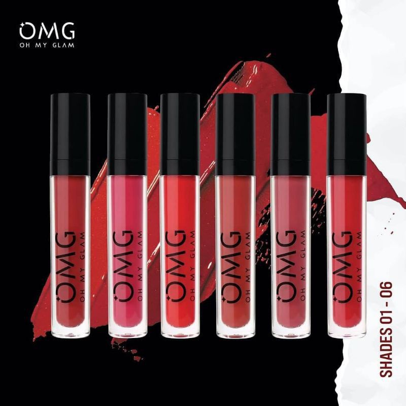 Jual Omg Oh My Glam Matte Kiss Lip Cream Lip Mate Omg Shopee Indonesia