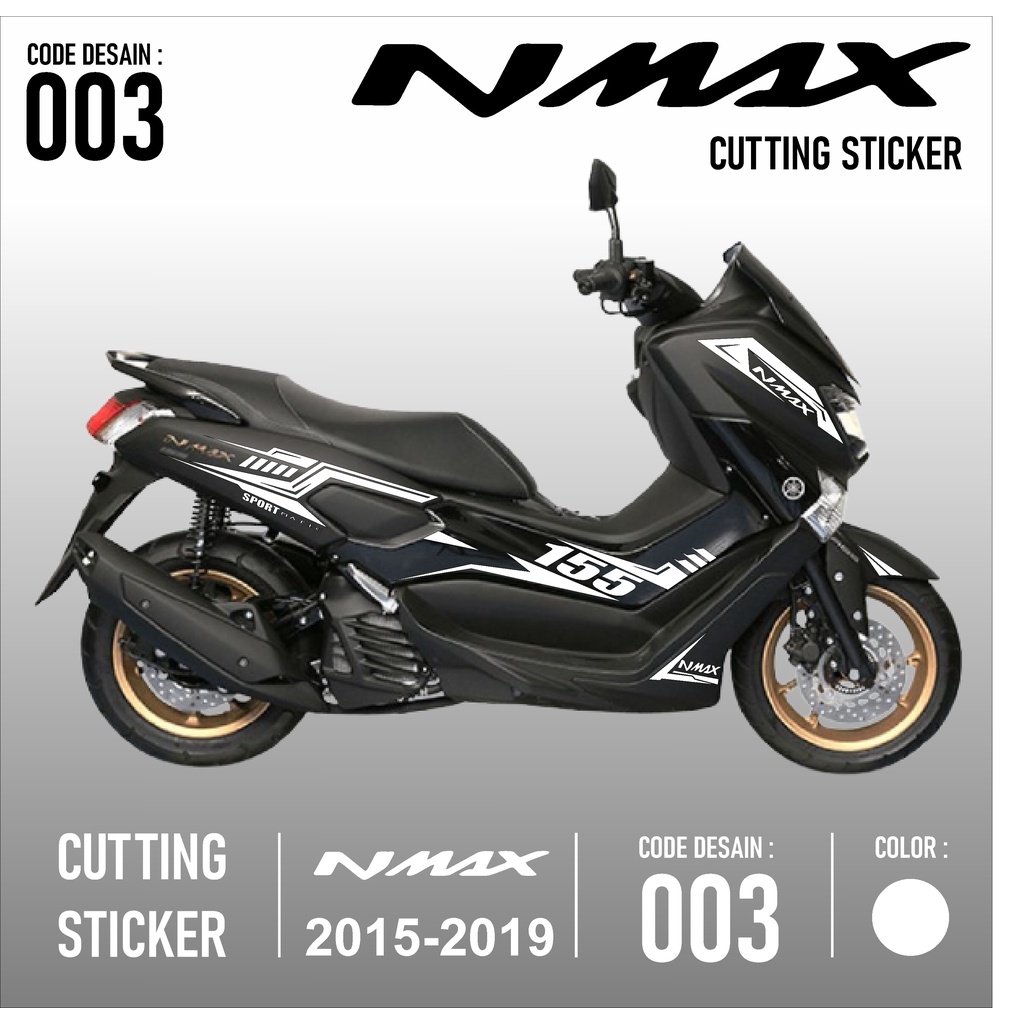 RYA Cutting Sticker - Aksesoris Motor Stiker Yamaha Nmax Old Skotlet Sticker Striping Lis Variasi Cu