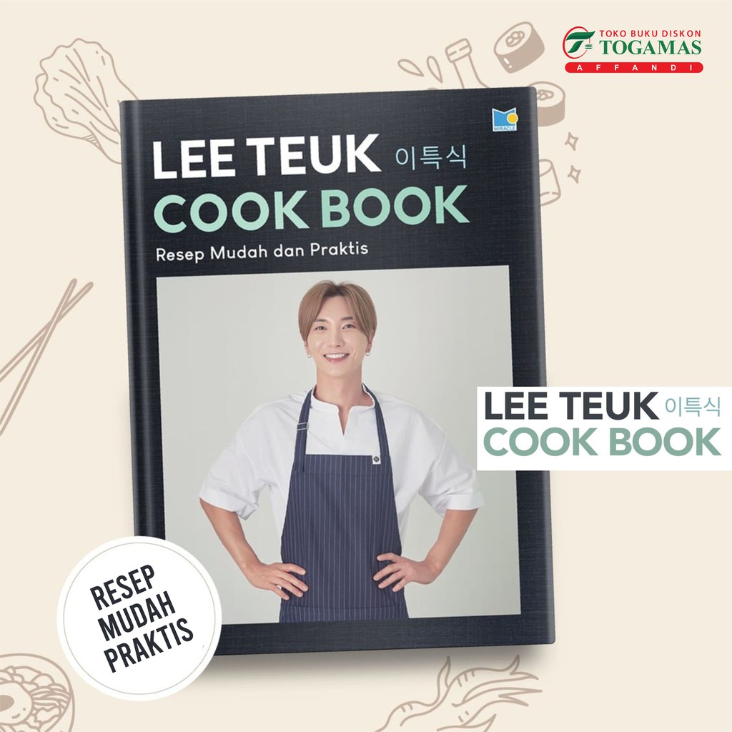 LEETEUK COOK BOOK - SIMPLE EASY RECIPES ( RESEP MUDAH PRAKTIS ) // PARK JEONG-SU / LEETEUK