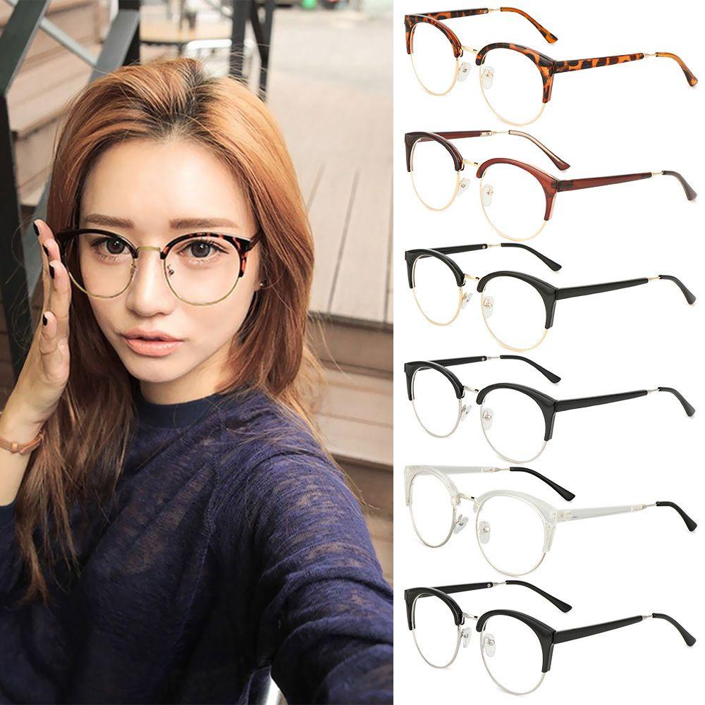 Lily Kacamata Optik Komputer Lensa Bening Vintage Eyeglasses