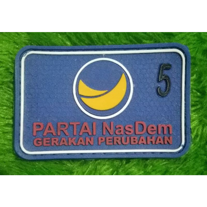 PATCH RUBBER PARTAI NASDEM / PEMUDA PANCASILA / AIRBORNE