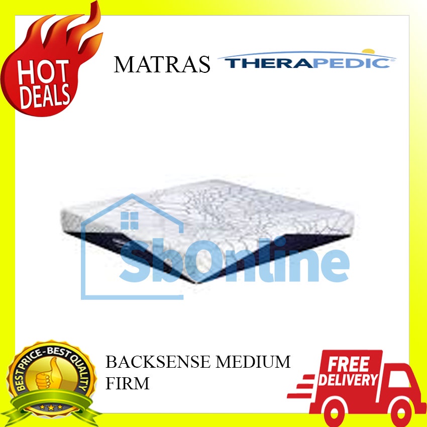 THERAPEDIC BACKSENSE MATTRESS (MEDIUM FIRM) UK . 100 - 200