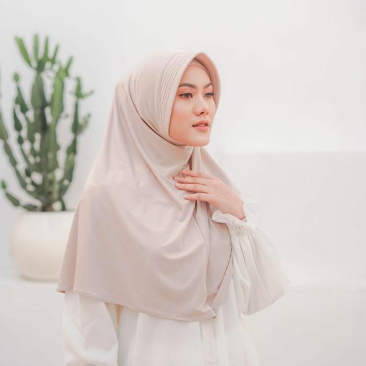 ARTc1C6o--Hijab Bergo Spandek Jersey Menutup Dada/Hijab Instan Bergo Hamidah/Hijab Sport