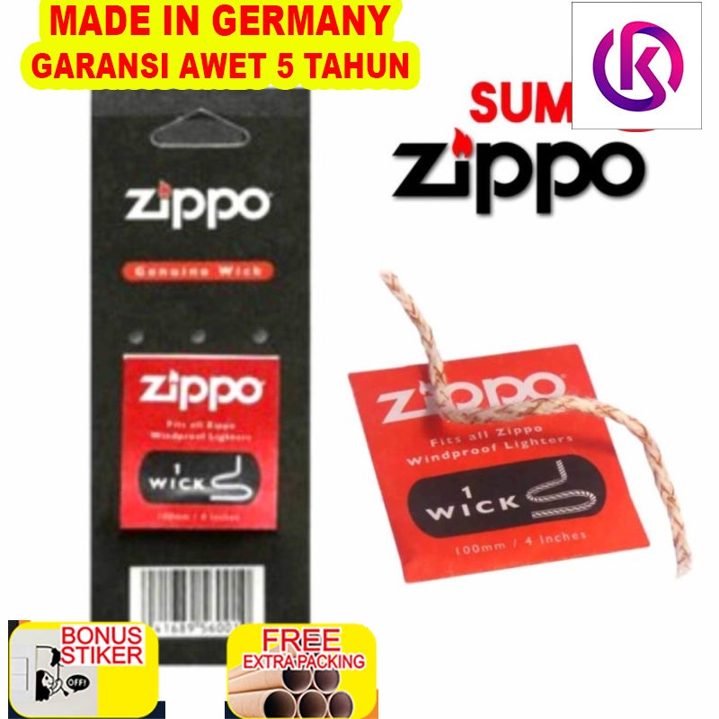 

Promo Original Genuine Zippo Wick Sumbu / Sumbu Zippo