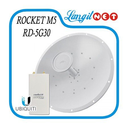 New Arrival PAKET ROCKET M5 + DISH AIRMAX RD-5G30 5GHZ 30DB Low Price