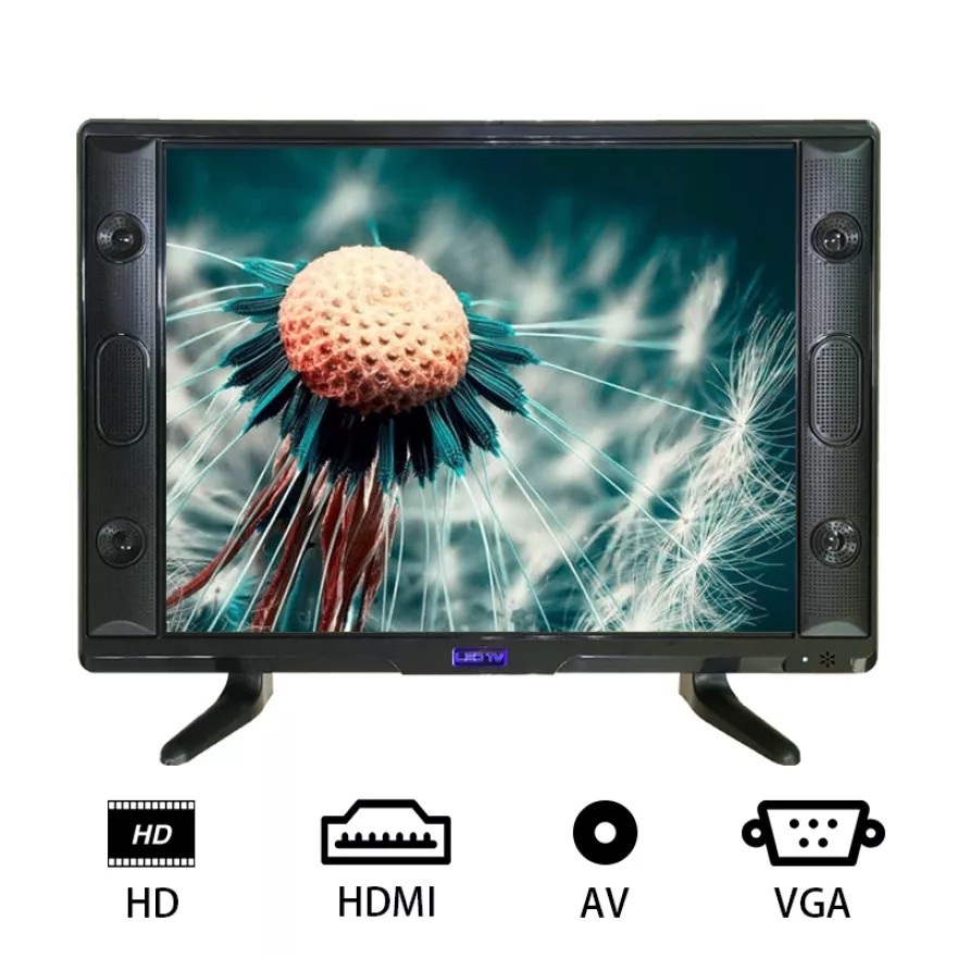 Gazela TV LED 21 inci LED TV Analog & Digital HD Dukungan USB HDMI Monitor Komputer/CCTV/PS3 HOT