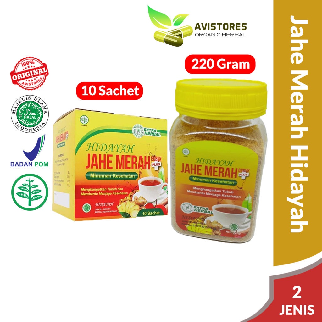 

JAHE MERAH HIDAYAH Bubuk Herbal Tradisional Menghangatkan Tubuh