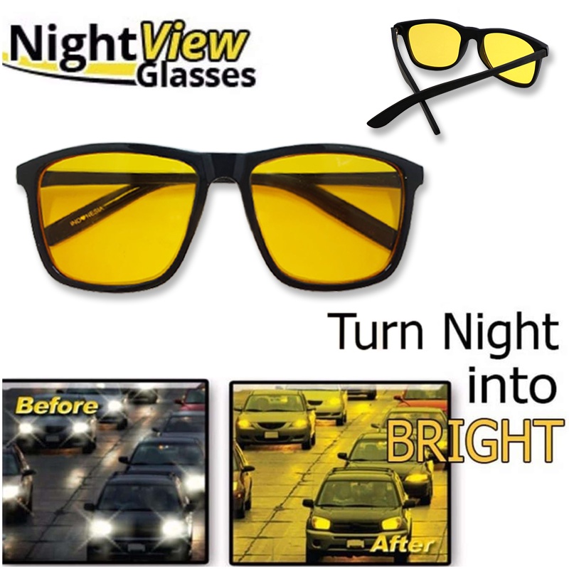 Kacamata Polarized Night Vision Anti Silau Siang Dan Malam Original Kacamata Berkendara Kacamata Malam Kaca mata Dewasa