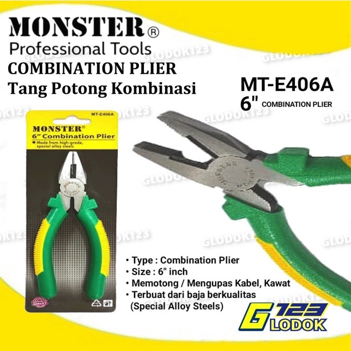 Tang Kombinasi 6 inch MONSTER MT-E406A