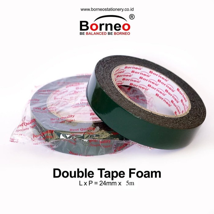 

DOUBLE TAPE FOAM 24MMX5M BORNEO / PCS