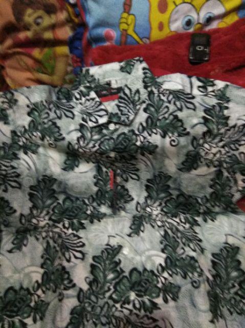 Baju Batik Pria Kemeja Batik Pria Slim Fit Lengan Pendek Cbs612