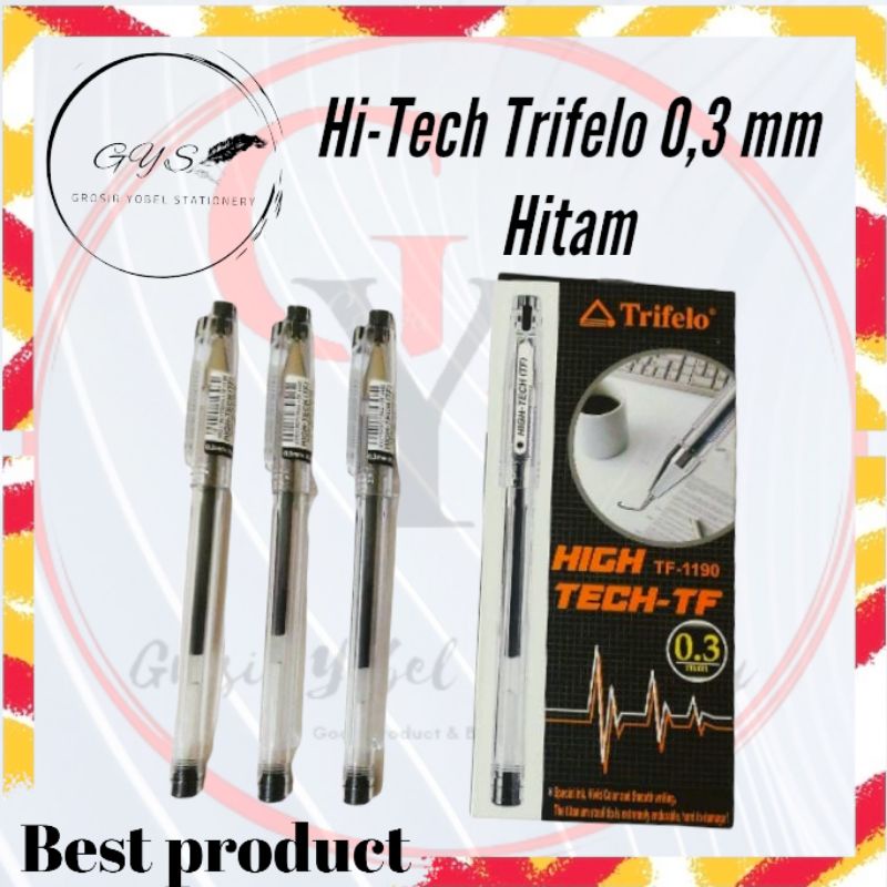 

Pulpen Hitech Trifelo GM (Pcs)/Balpen/ballpoint Hitech/Pen 0.3mm&0, 28mm