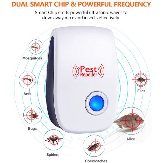 Alat Pengusir Nyamuk Tikus Serangga - Pest Reject Ultrasonic