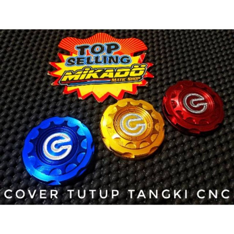 Cover tutup tangki cnc m3 gt j jupiter 125 150 hrc mio fino satria fu supra brembo beat scoopy vario