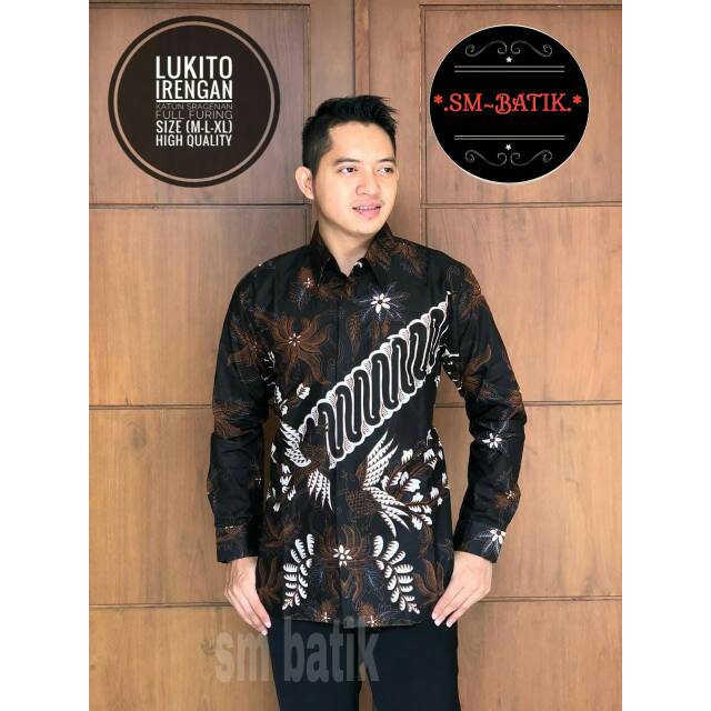 Batik Halus Lukito Irengan Asli Katun Sragenan