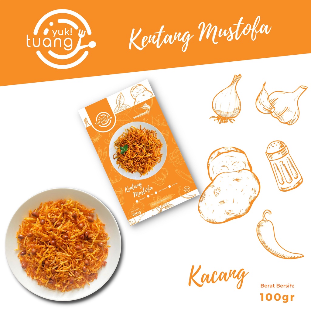 

Mustofa Kentang - Rasa Kacang / Keripik Kentang / Kering Kentang / Camilan Cemilan Kentang Renya Gurih dan Kriuk