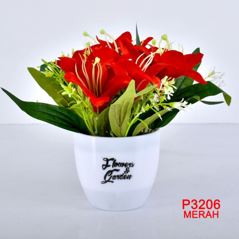 TF11-COD-P3206 ( 1KG BISA 16 PCS )BUNGA DEKORASI/BUNGA PLASTIK/TANAMAN ARTIFISIAL-3