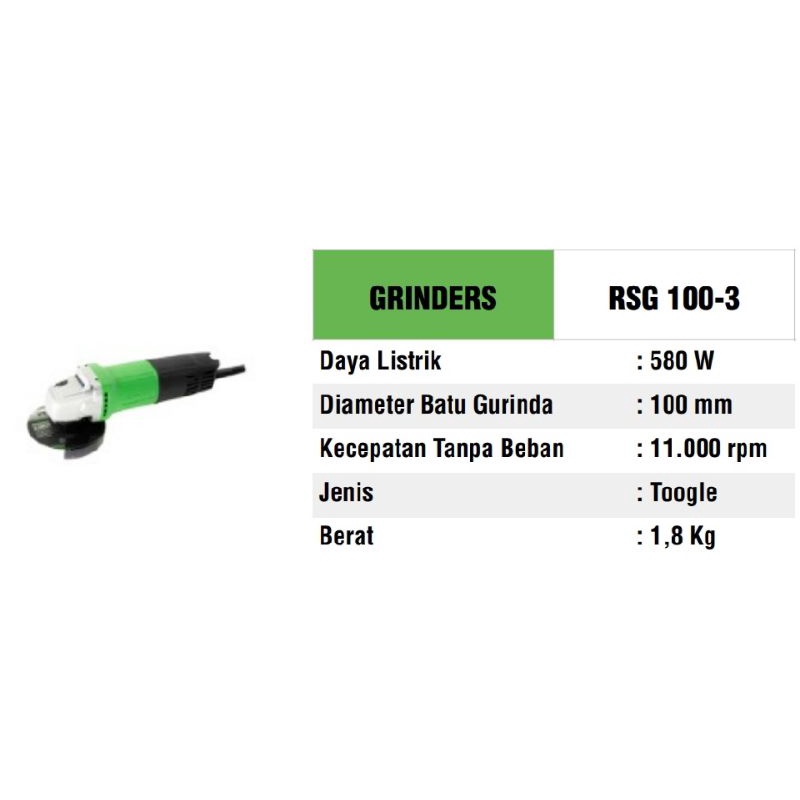 MESIN GERINDA TEKIRO RYU 100-3