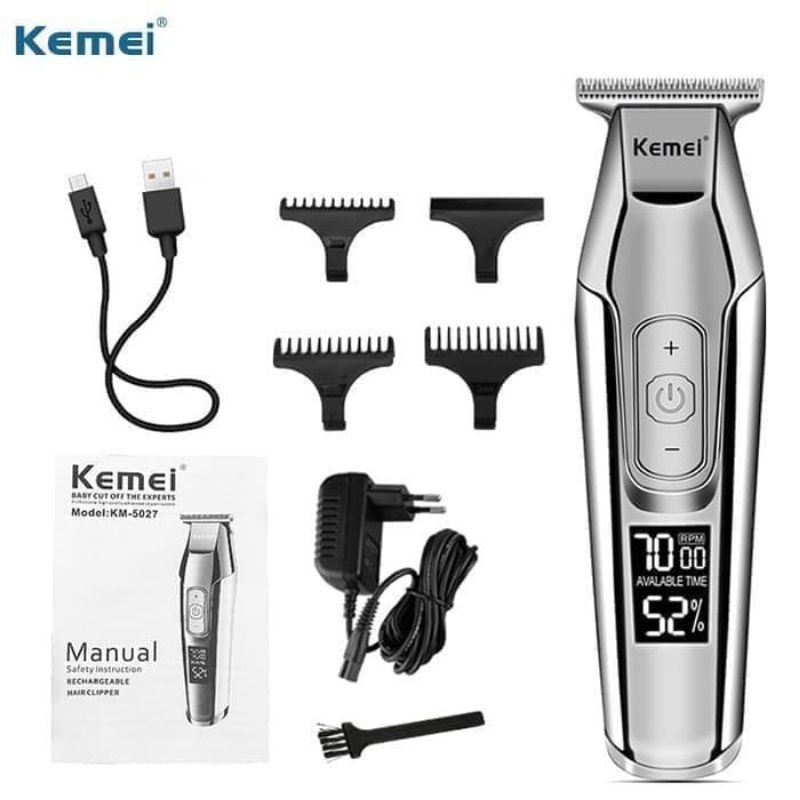 Trimester KEMEI KM 5027 KEMEI KM-5027 Mesin Cukur Rambut Alat Cukur