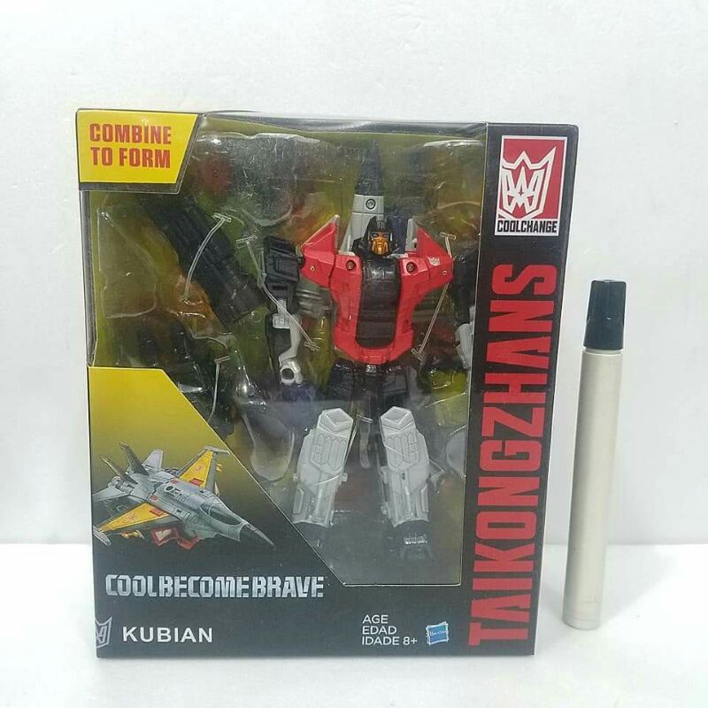 Mainan deformation robot figure Transformer Coolbecomebrave boxskydiveTaikongzhan kubiancool