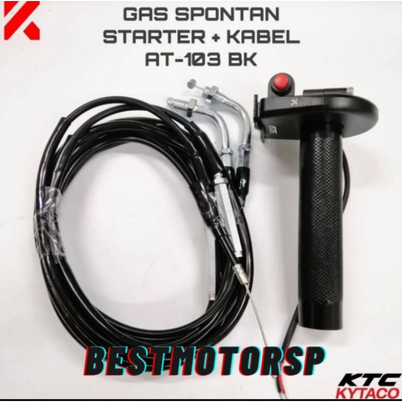 Gas Spontan KTC KYTACO 2Kabel+ Starter Original KTC KYTACO