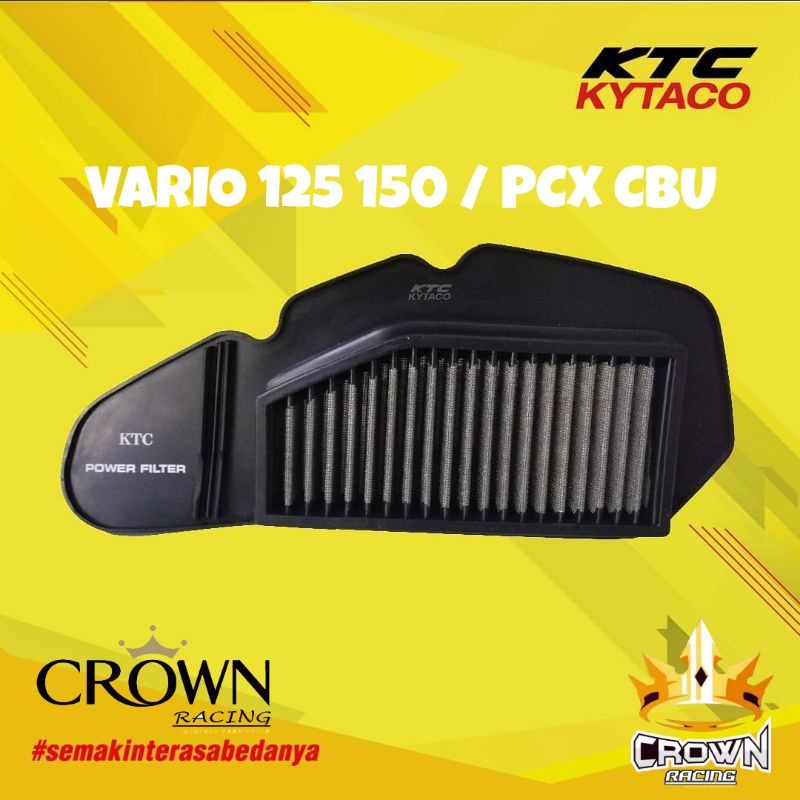 Filter Saringan Udara Hawa KTC KYTACO Stainless Vario 125 150 / PCX CBU