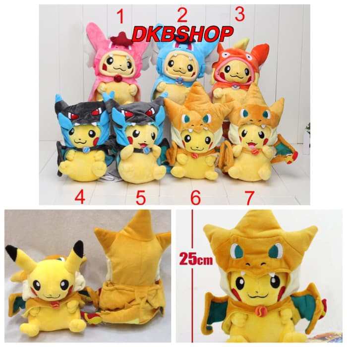 Boneka Pikachu Lucario Rare Limited