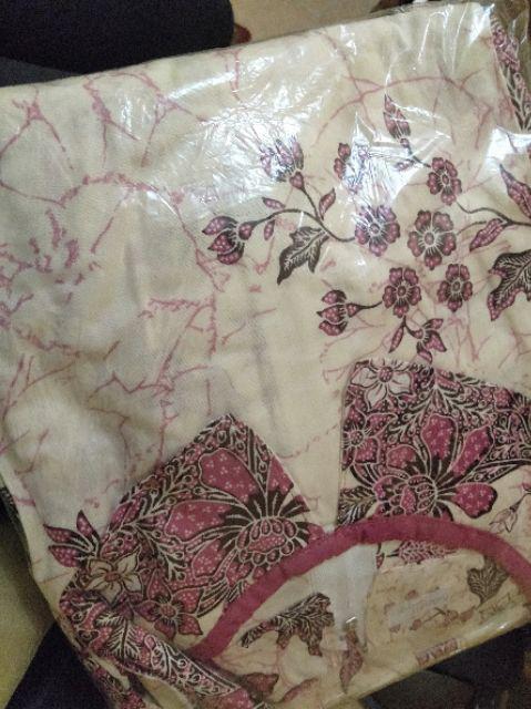 Sarimbit/ Couple Batik Rok N Blus Wanita Span Panjang Mentari Prodo Biru