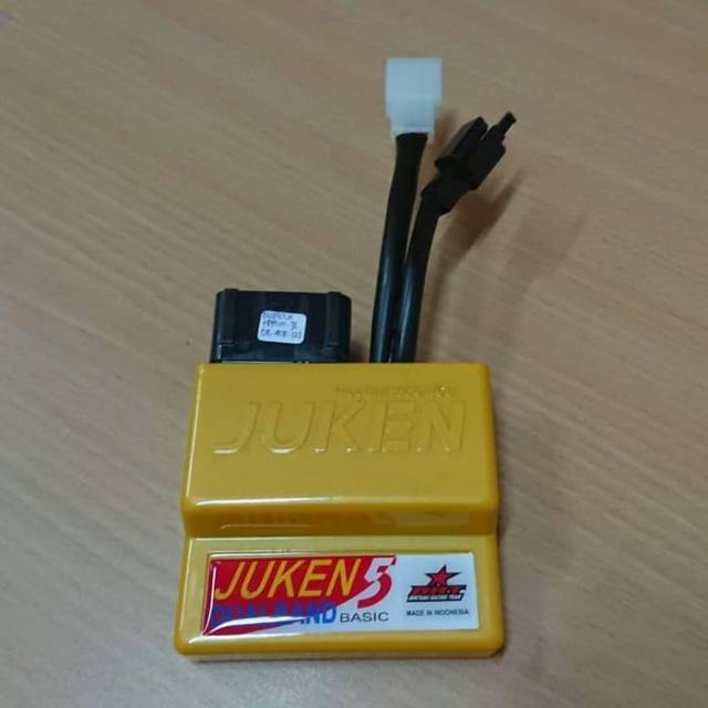 ECU Juken 5++ Hijau Supra X Helm in / Blade 125 Dualband