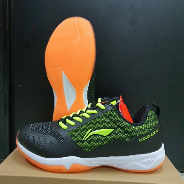 Cloud ace/g7/lining/sepatu/badminton/original/g 7/7