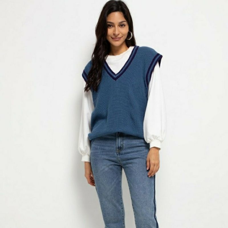 HIJAB-R / OLLIE Vest Knit / rompi vest / vest rajut / rompi rajut