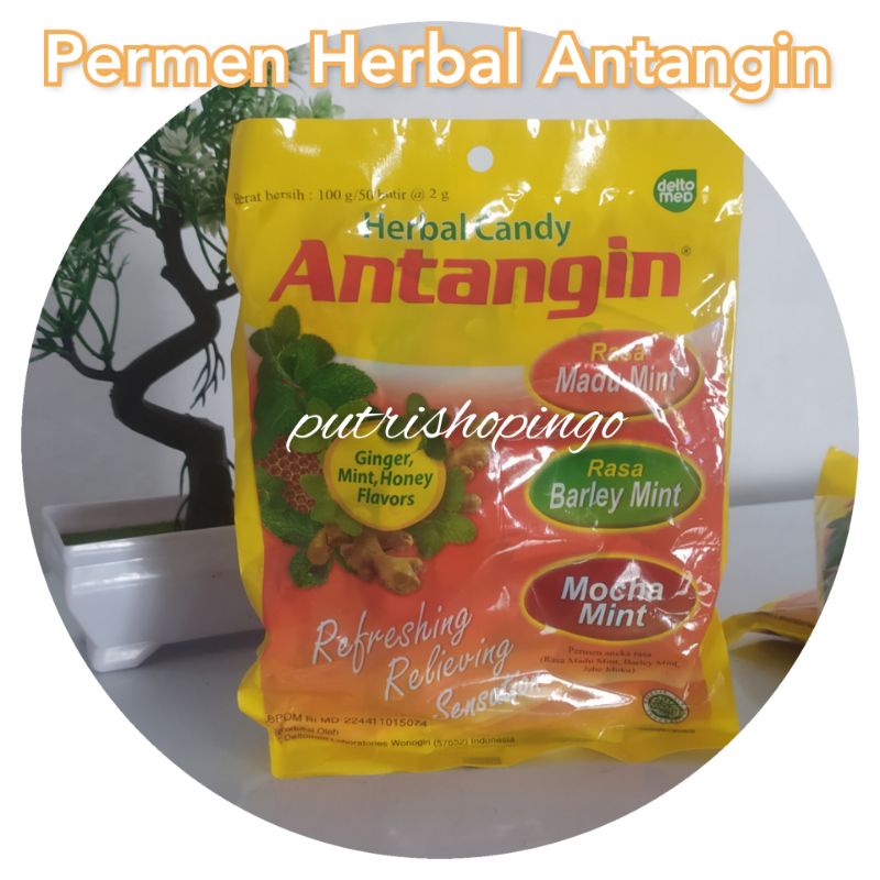 

PROMO Permen Herbal Antangin netto 100 gr (50x2 gr)