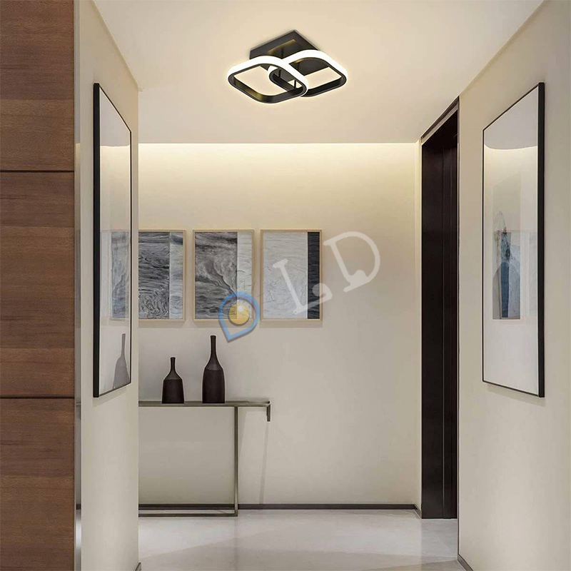 3 Colors Lampu Plafon LED Ceiling Light Lampu Hias Gantung Rumah Ruang Tamu Kamar Minimalis Tempat Lampu Plafon Ceiling Lamp