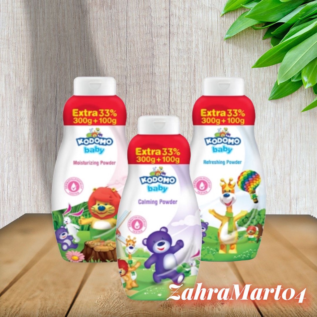 KODOMO Baby Powder Botol 300g + 100g