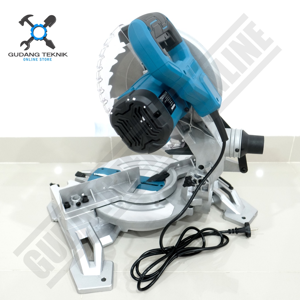 Mitter Saw 10 Inch MODERN M-3750D / Mesin Mittersaw 10&quot; 3750 - Mesin Potong Aluminium Mitre Saw MODERN